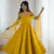 Yellow Color Anarkali Suit Set Beautiful Gown Suit Set Festival Wear Suit