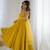 Yellow Color Anarkali Suit Set Beautiful Gown Suit Set Festival Wear Suit