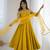 Yellow Color Anarkali Suit Set Beautiful Gown Suit Set Festival Wear Suit