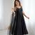 Black embroidered Gown Anarkali With Dupatta