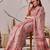  New Premium Linen Cotton Printed Saree With Blouse Set For Women's