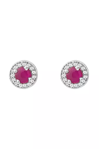 Latest stylish silver plated cz american diamond teardrop pendant necklace & earrings set for women 