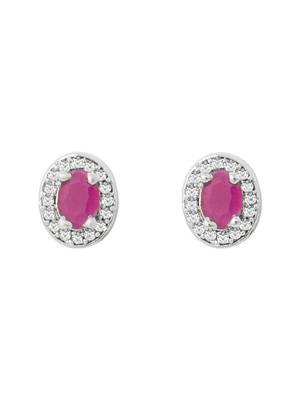 Latest stylish silver plated cz american diamond pendant necklace & earrings set for women  4