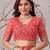 New Premium Linen Cotton Digital Floral Print Women's Saree With Blouse Set