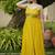 Light green leheriya bandhani long dress