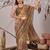 New Designer Linen Cotton Digital Printed Saree With Blouse Set For Women's