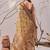 New Designer Linen Cotton Digital Printed Saree With Blouse Set For Women's