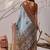 New Linen Cotton Saree with Elegant Digital Printed Saree With Blouse For Women's