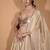 Ivory embroidered tissue Lehenga