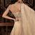 Ivory embroidered tissue Lehenga