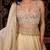 Ivory embroidered tissue Lehenga
