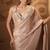 Ivory plain tissue  saree