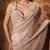 Ivory plain tissue  saree