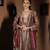 Brown plain tissue  kurta set