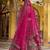 Pink Premium Bridal Lehenga IN Velvet Fabric – Zari, Zarkan & Diamond Hand Embroidery – 5m Flair