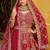 Red Premium Silk Bridal Lehenga – Double Dupatta – 5m Flair – Hand Embroidery & Zarkan Work