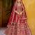 Red Premium Silk Bridal Lehenga – Double Dupatta – 5m Flair – Hand Embroidery & Zarkan Work