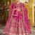Pink Bridal Premium Silk Lehenga  – 5m Flair – Heavy Multi Embroidery