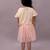 Pink embroidered cotton co ord set