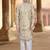Gold silk embroidery indowestern for mens