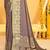 brown  assam silk woven work traditional saree