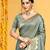 teal assam silk woven work traditional saree