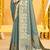 teal assam silk woven work traditional saree