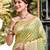 mint green assam silk woven work traditional saree