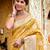 mustard assam silk woven work traditional saree