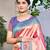 pink kanjivaram silk woven work traditional saree