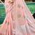 light pink linen woven work traditional saree