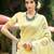 yellow linen woven work traditional saree
