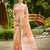 peach linen woven work traditional saree