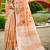 peach linen woven work traditional saree