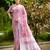 onion pink linen woven work traditional saree