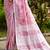 onion pink linen woven work traditional saree