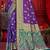 purple silk woven work traditional saree