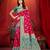 rani pink silk woven work traditional saree