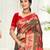 light brown silk woven work traditional saree