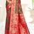 light brown silk woven work traditional saree