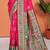 rani pink silk woven work traditional saree