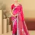 pink silk woven work traditional saree