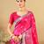 pink silk woven work traditional saree