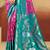 magenta  silk woven work traditional saree