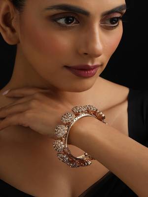 gold plated Kundan bangle 1