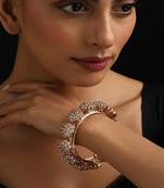 gold plated Kundan bangle