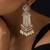Gold plated Kundan Pearls dangler earrings