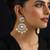 gold plated Kundan dangler earrings