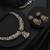 Gold plated polki necklace set