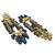 Elegant blue kundan & beads chain dangler earrings for women & girls.